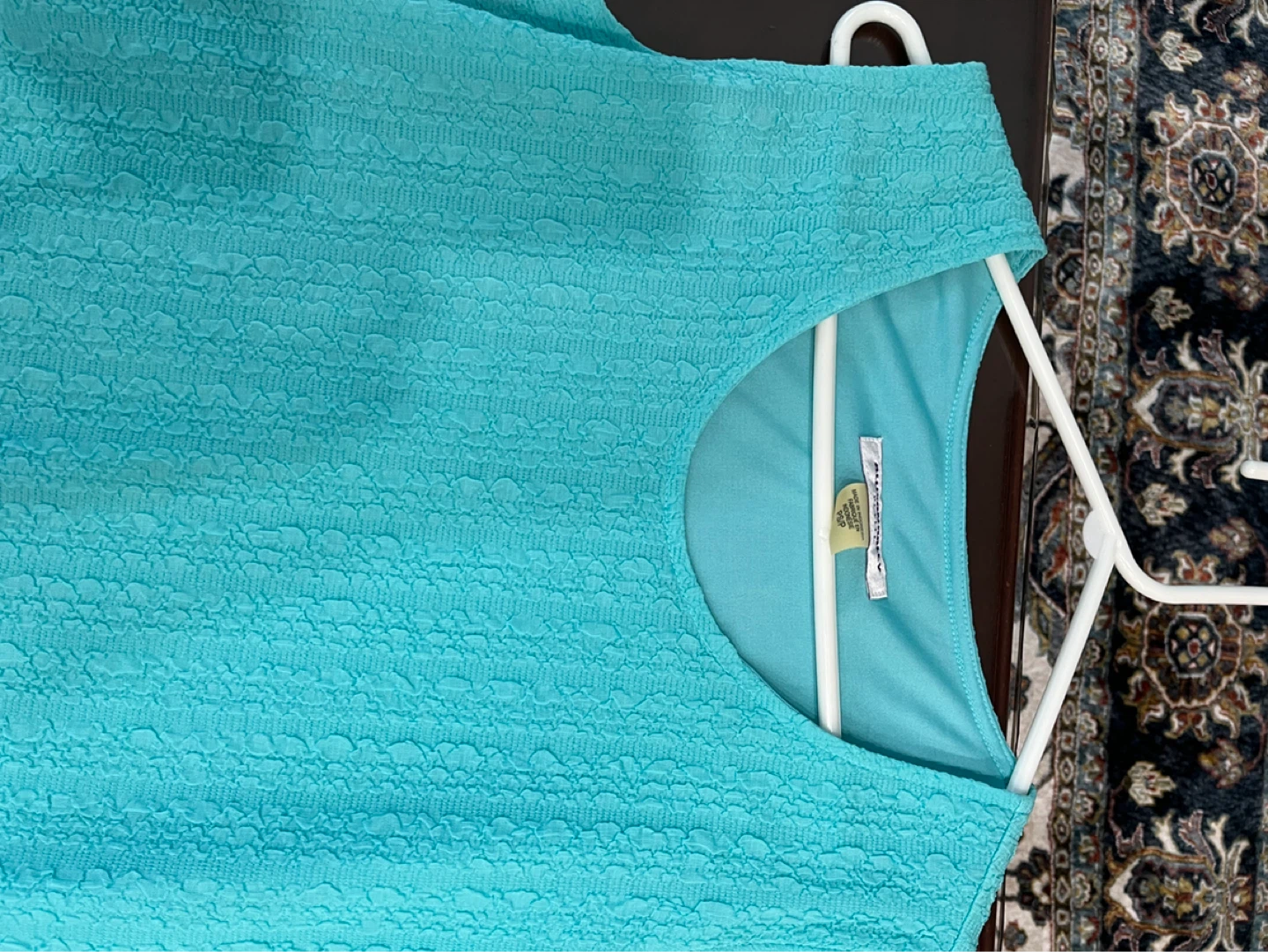 Teal Lace Tank Top - photo 2