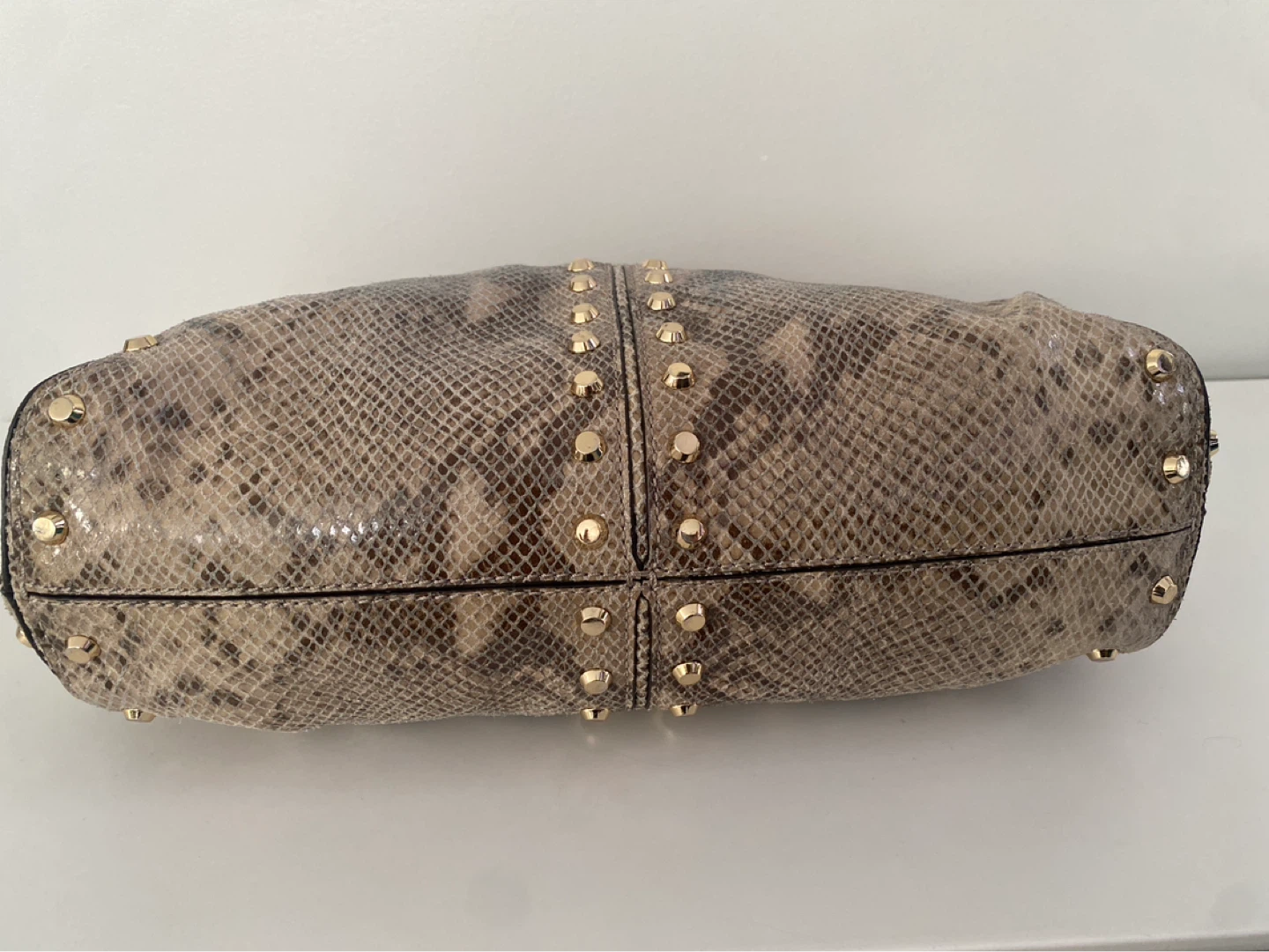 Michael Kors Snakeskin Studded  Bag - photo 4