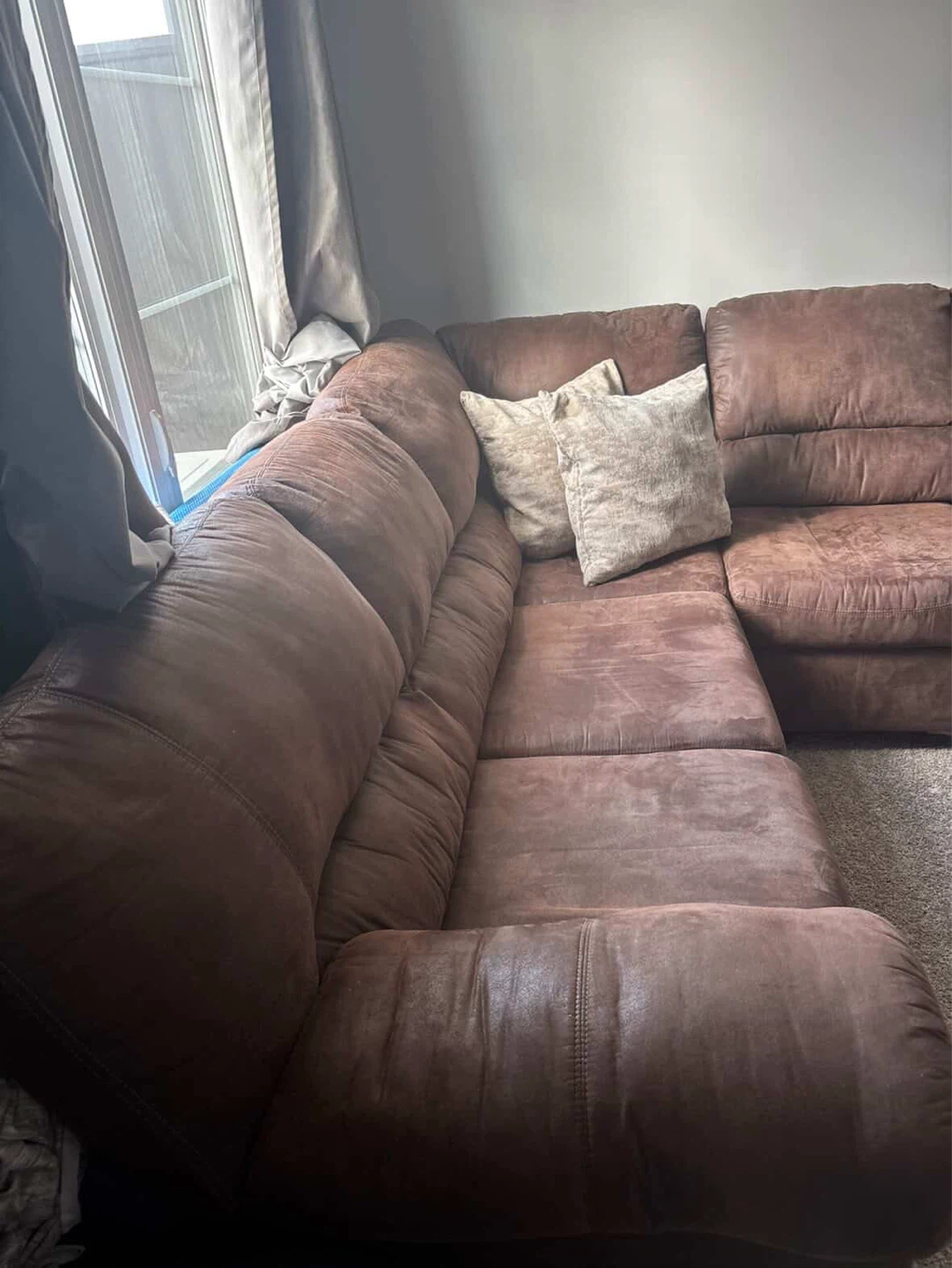 Brown Sectional Couch - photo 2
