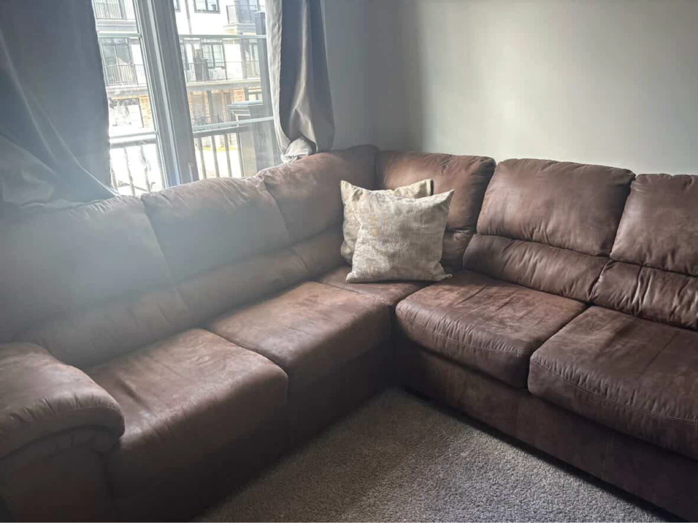 Brown Sectional Couch