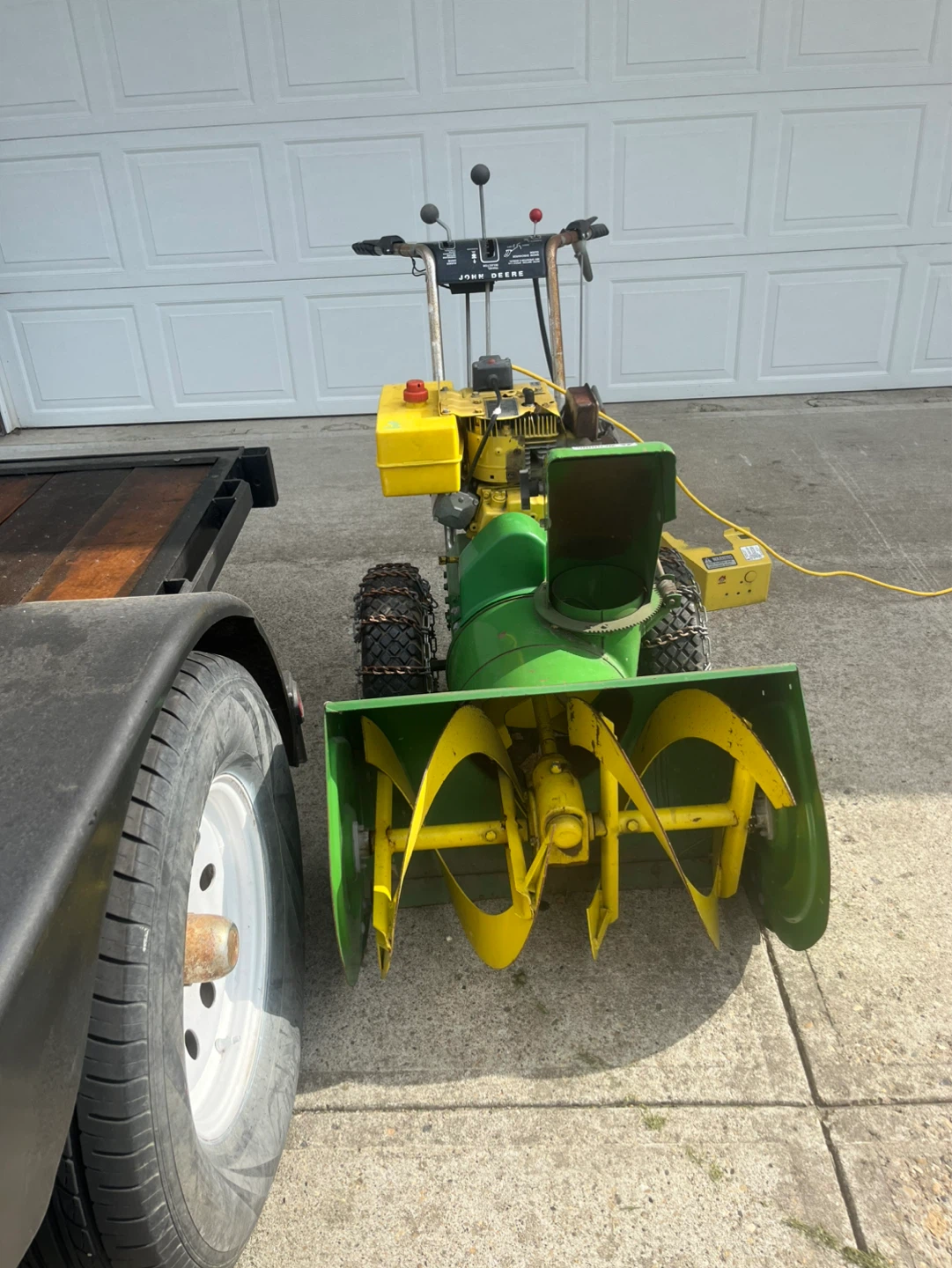 John Deere 826 snowblower - photo 2
