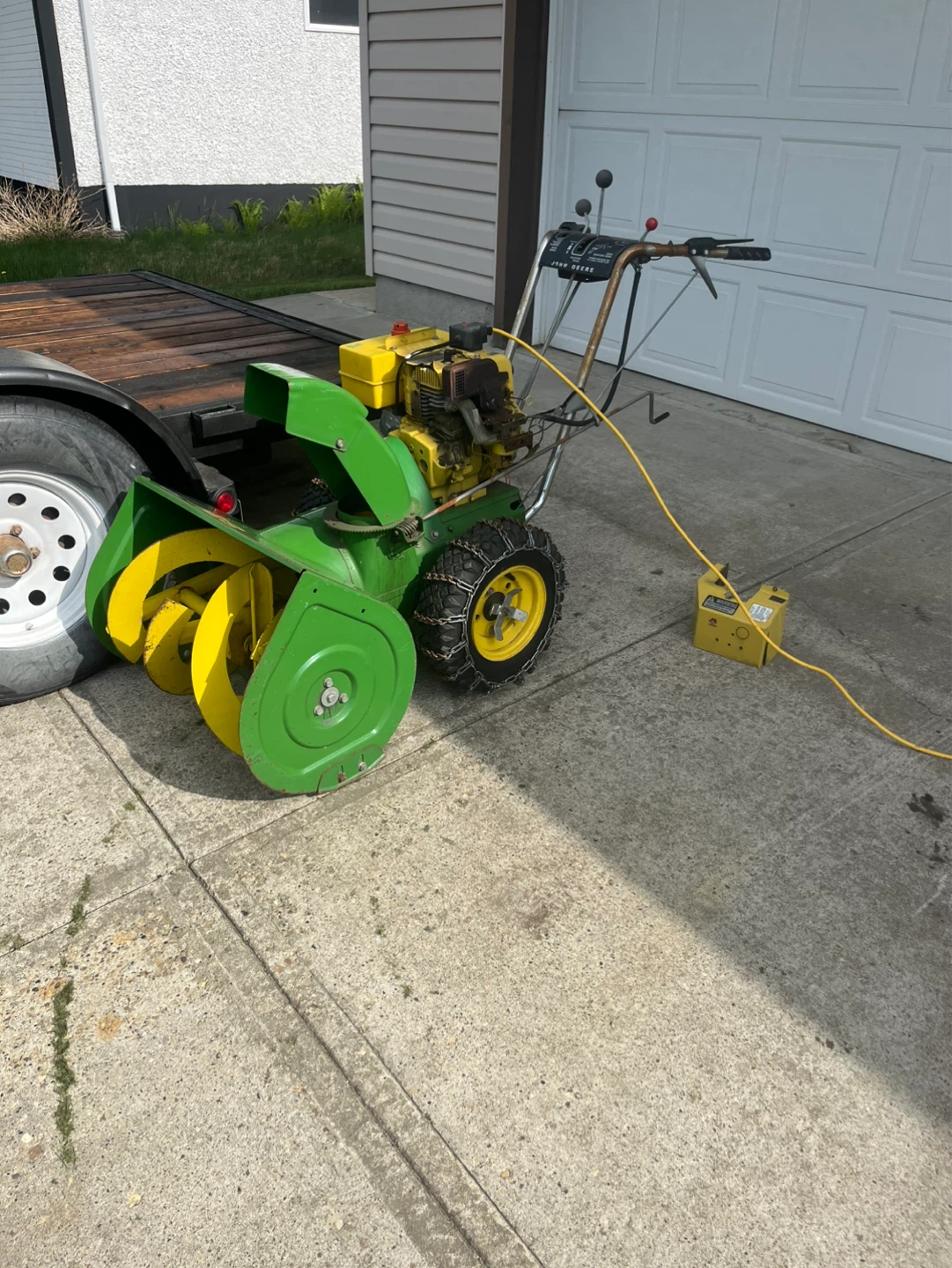John Deere 826 snowblower