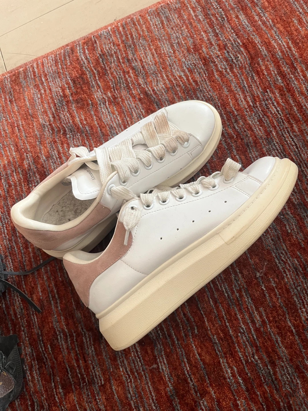 Alexander McQueen White Leather Sneakers - photo 4