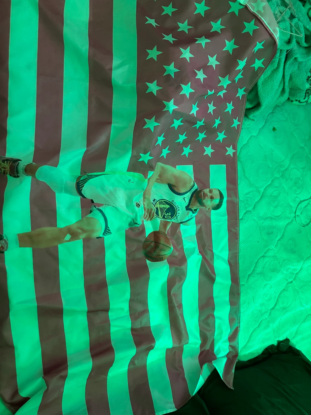 Stephen Curry  Flag