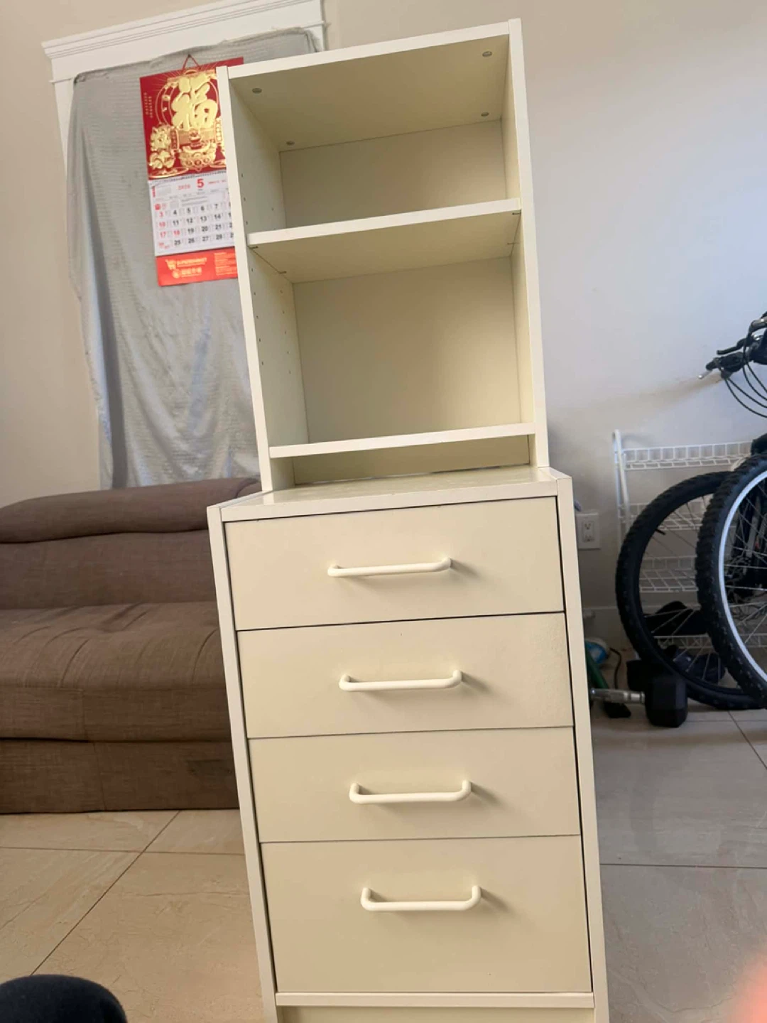✨ White Storage Cabinet Set – $15 ✨