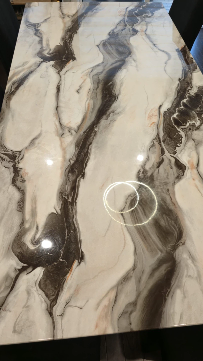 Marble Dining Table Set with 6 Chairs with warranty - photo 3