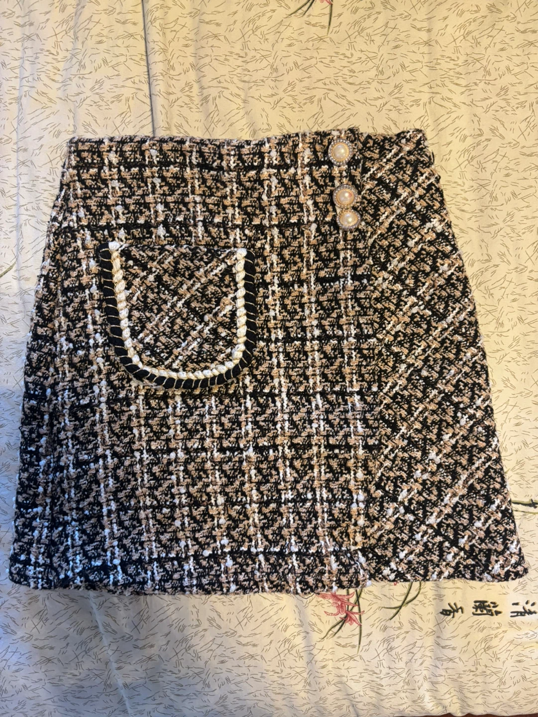 Tweed Mini Skirt