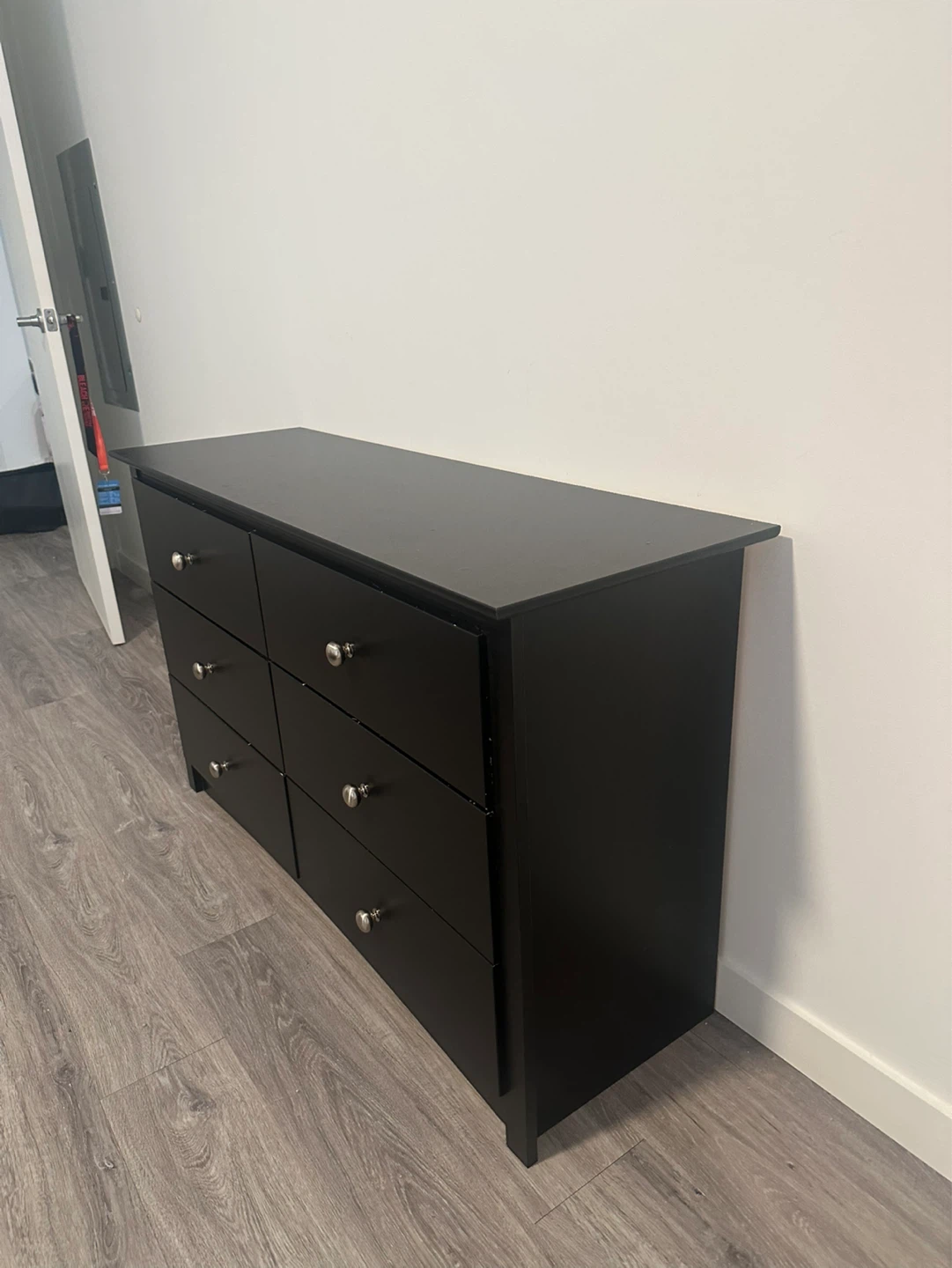 Black 6-Drawer Dresser - photo 3