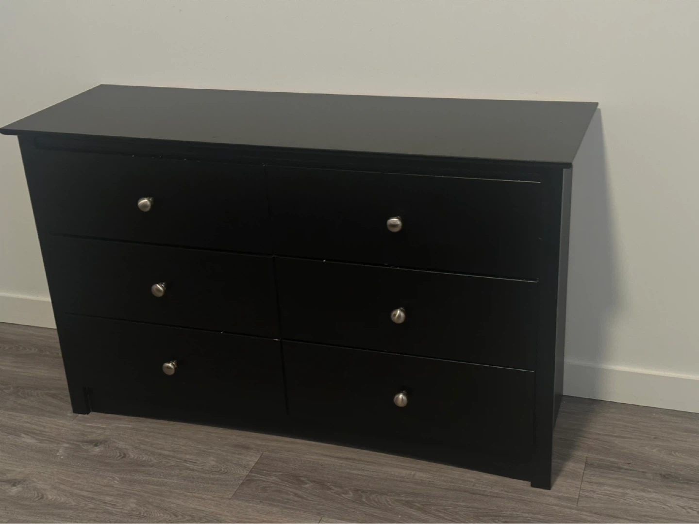 Black 6-Drawer Dresser - photo 5