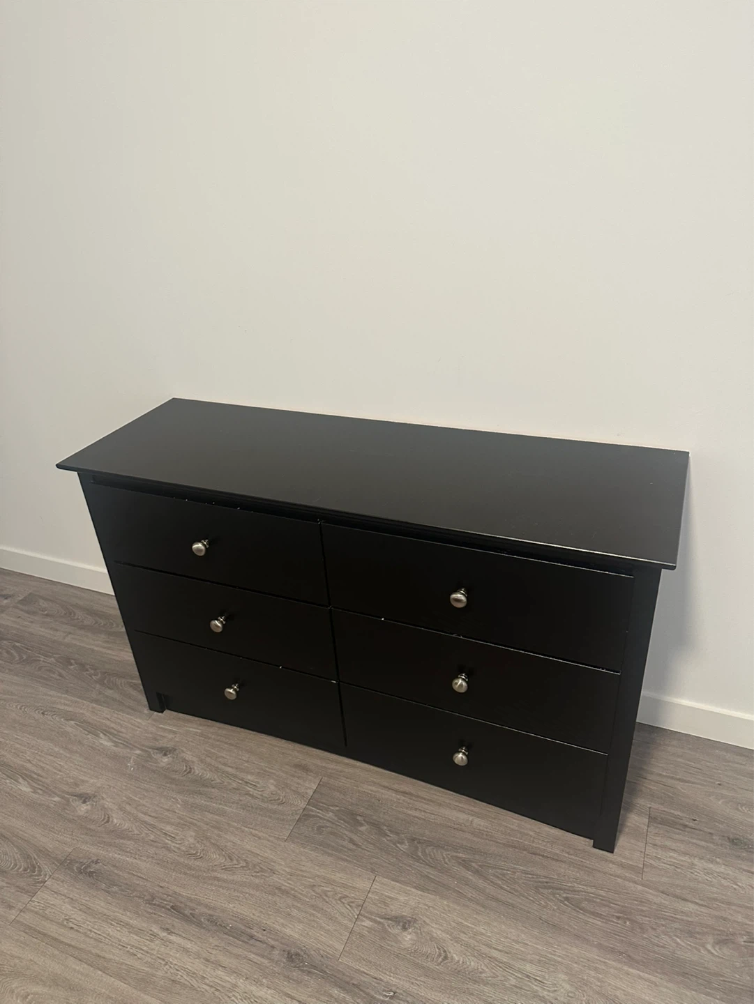 Black 6-Drawer Dresser - photo 2
