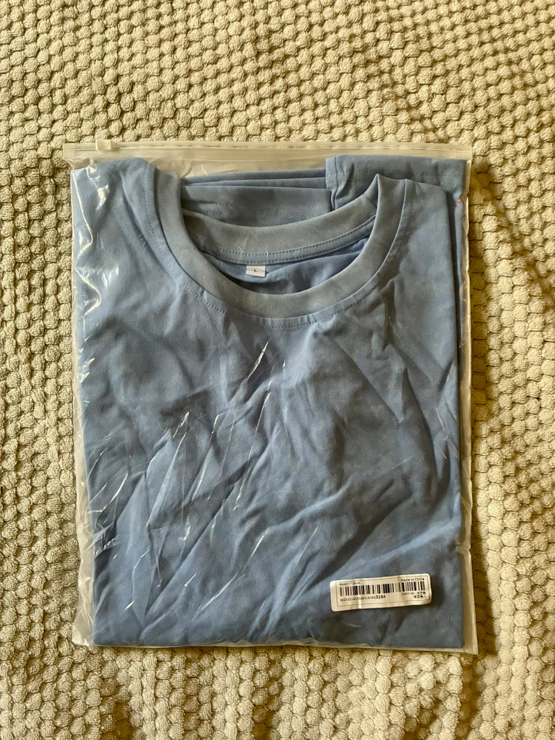 New light blue t-shirt, size L - photo 4