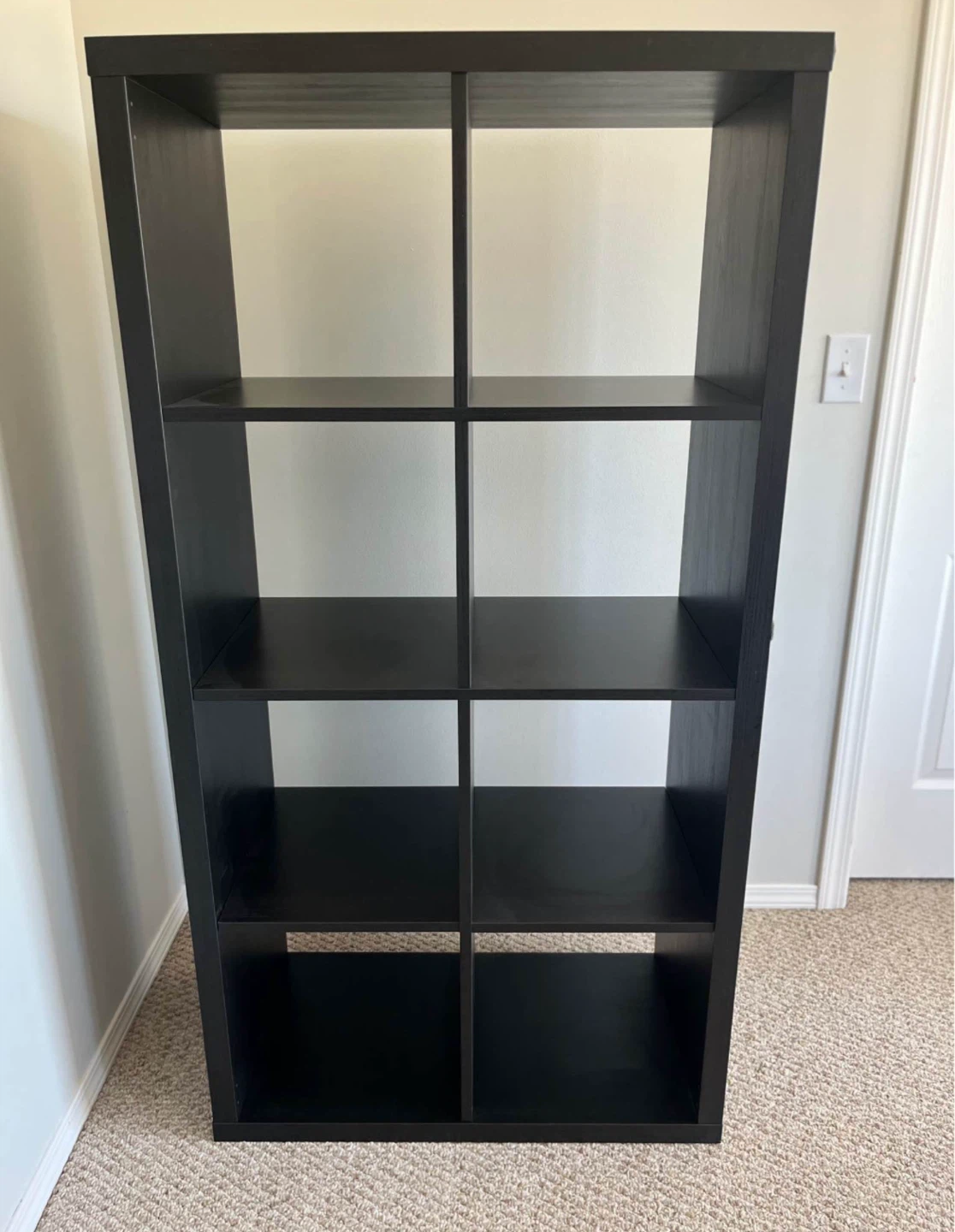 IKEA KALLAX black brown shelf