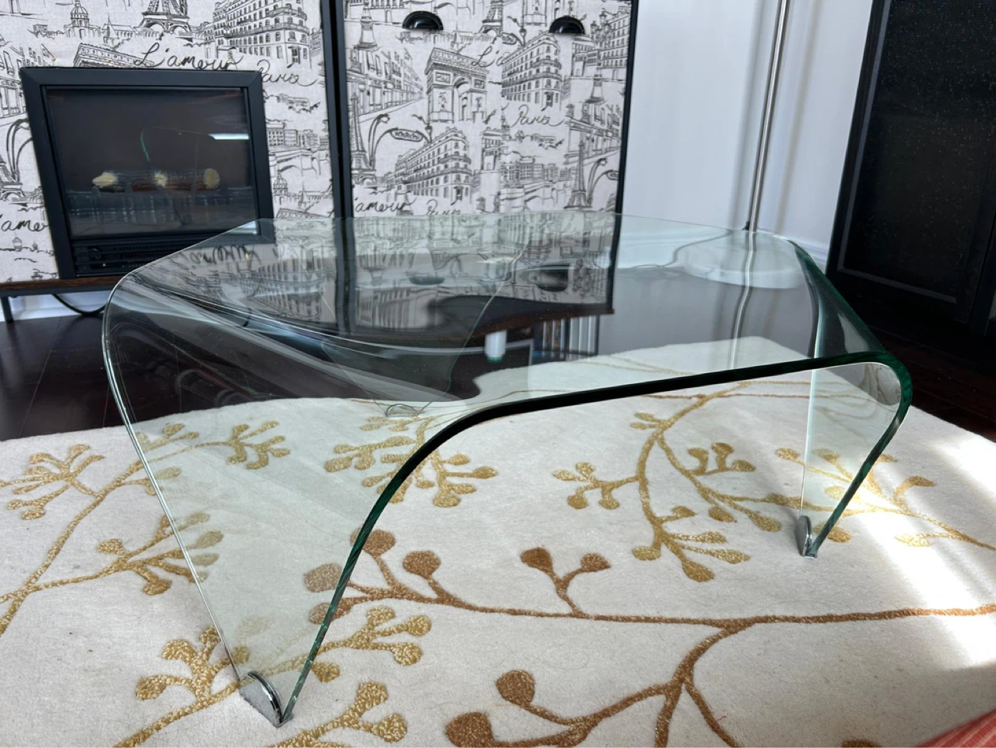 Modern Sculptural Bent Glass Coffee Table - photo 5