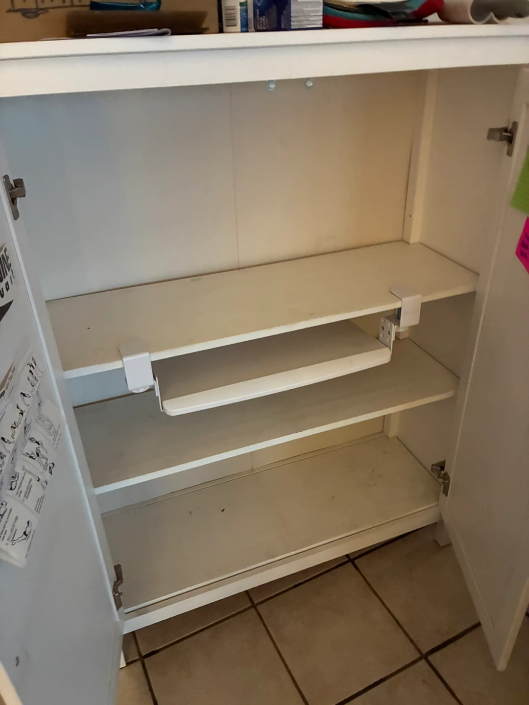 IKEA White 2-Door Cabinet - photo 2