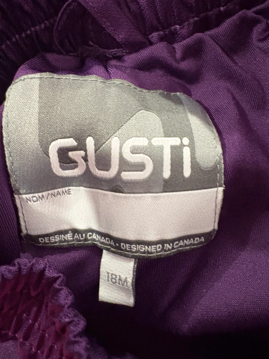 Gusti Purple Snow Pants - 18M - photo 3
