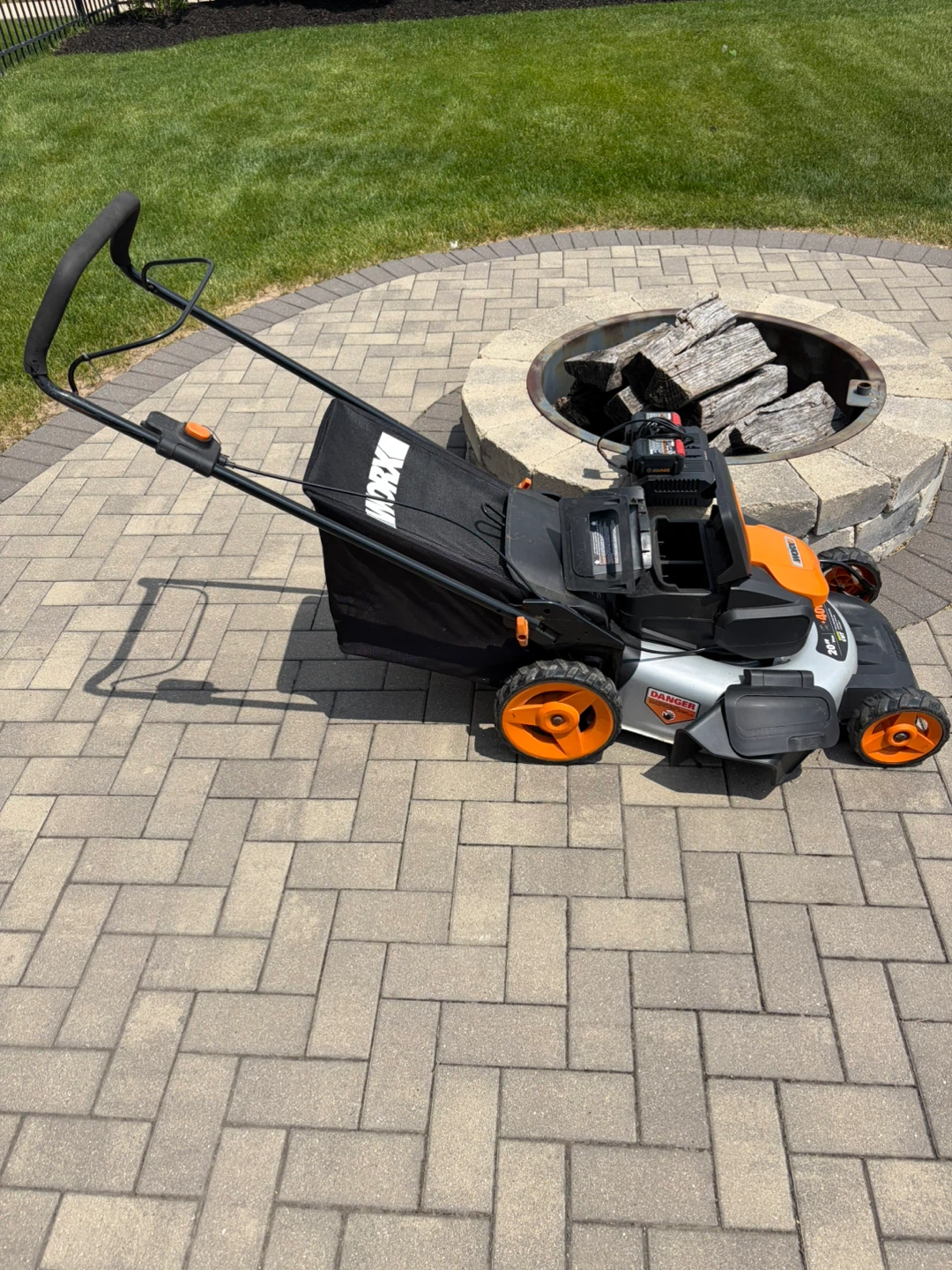 Worx 40v  20” electric lawn mower - photo 2