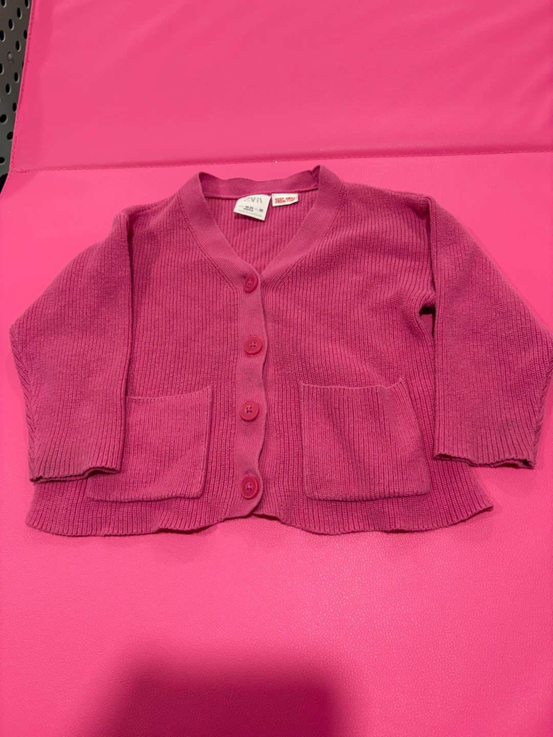 ZARA Baby Girl Cardigan Size 18-24 Months