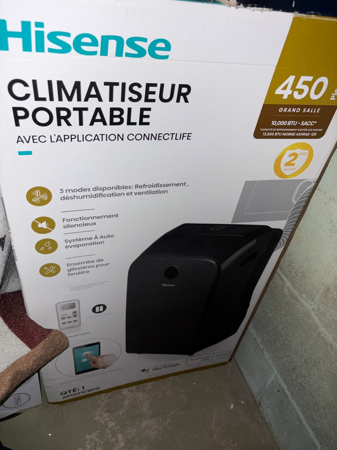 Hisense Portable Air Conditioner - photo 2