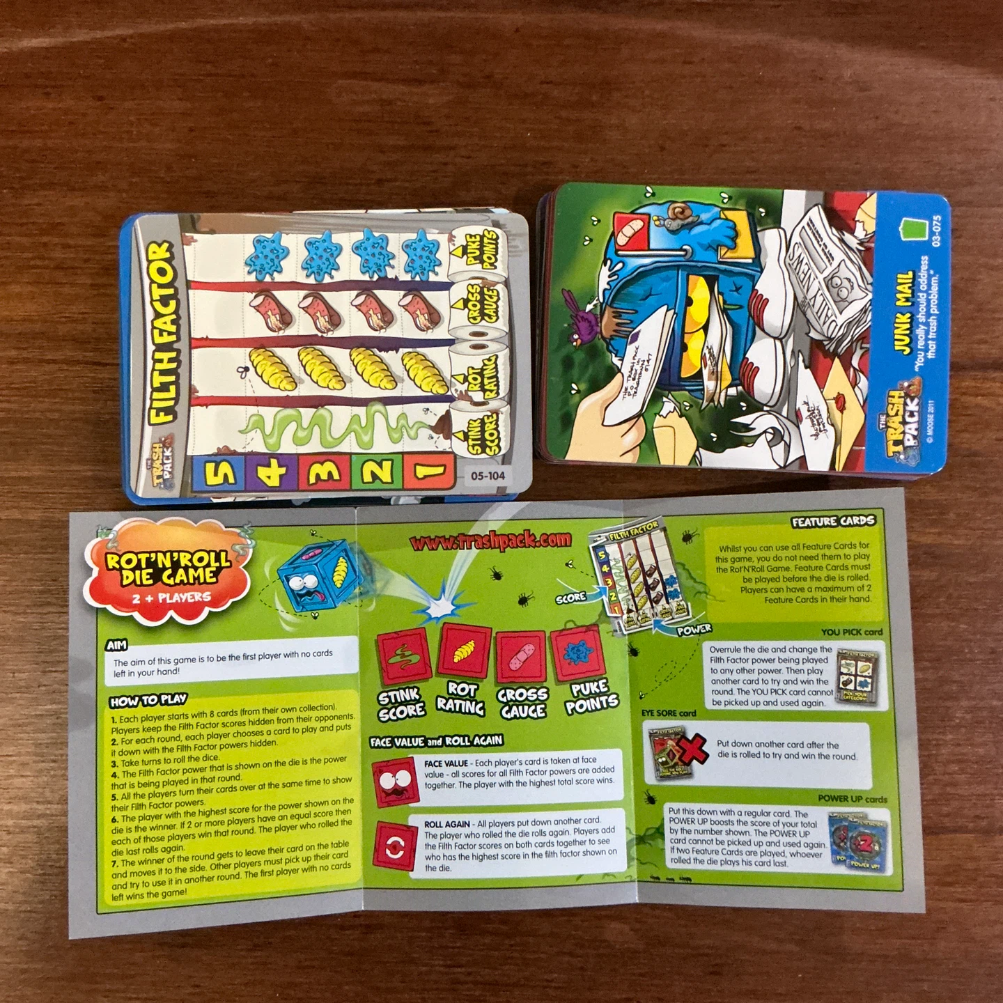 The Trash Pack Rot'n'Roll Card Game - photo 2
