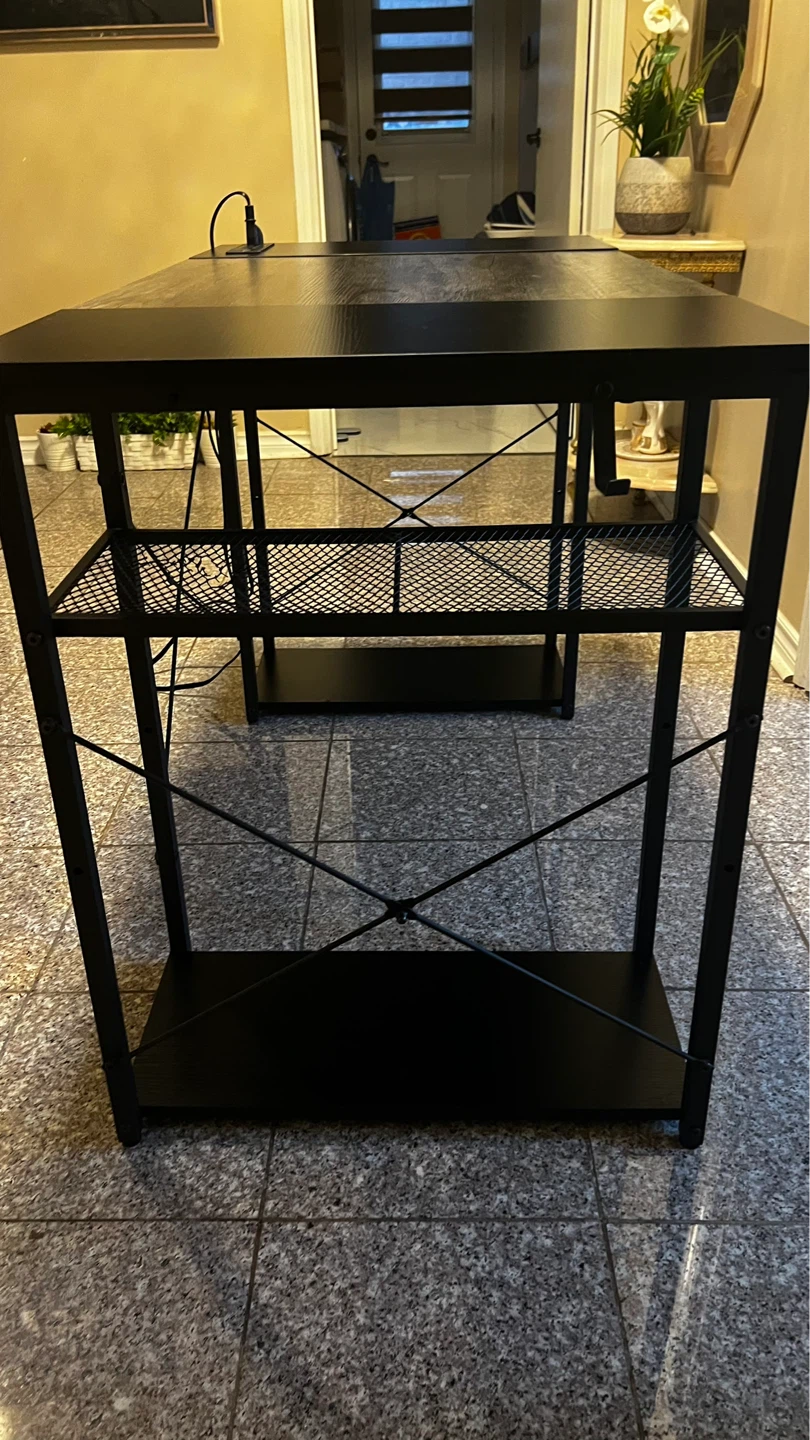 Desk with Built-in Power Outlets and USB Ports - photo 4