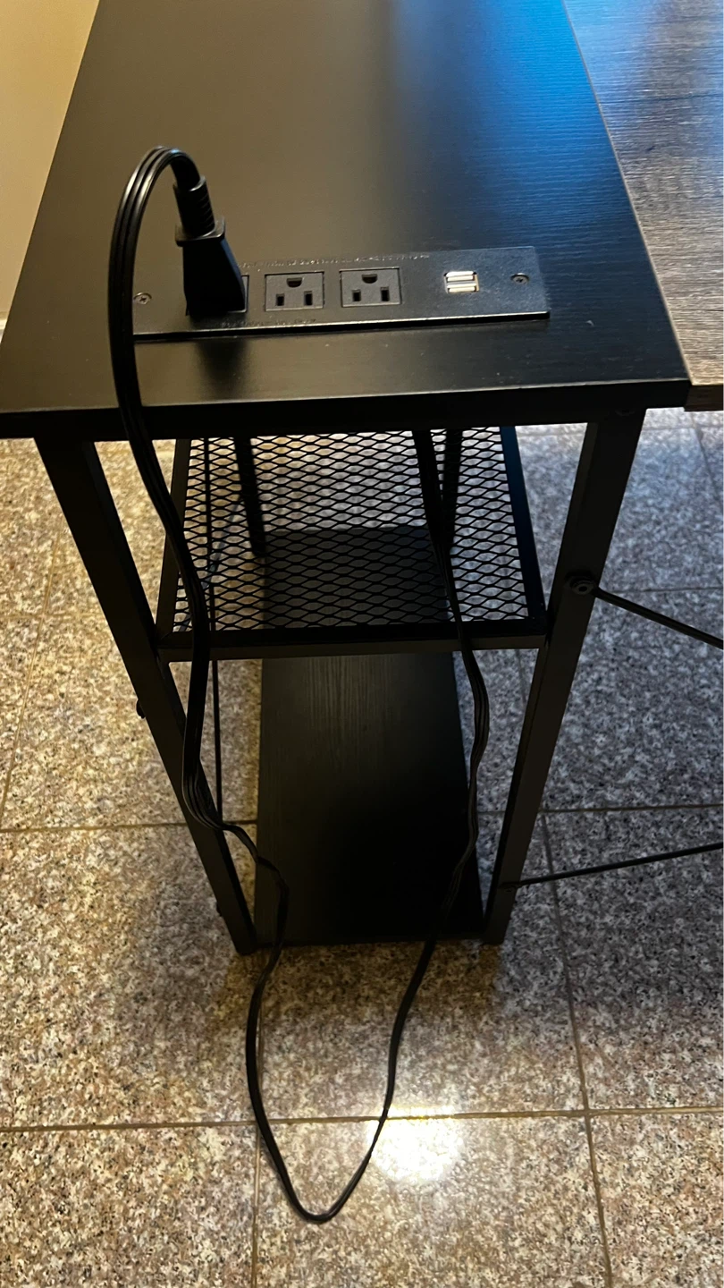Desk with Built-in Power Outlets and USB Ports - photo 3