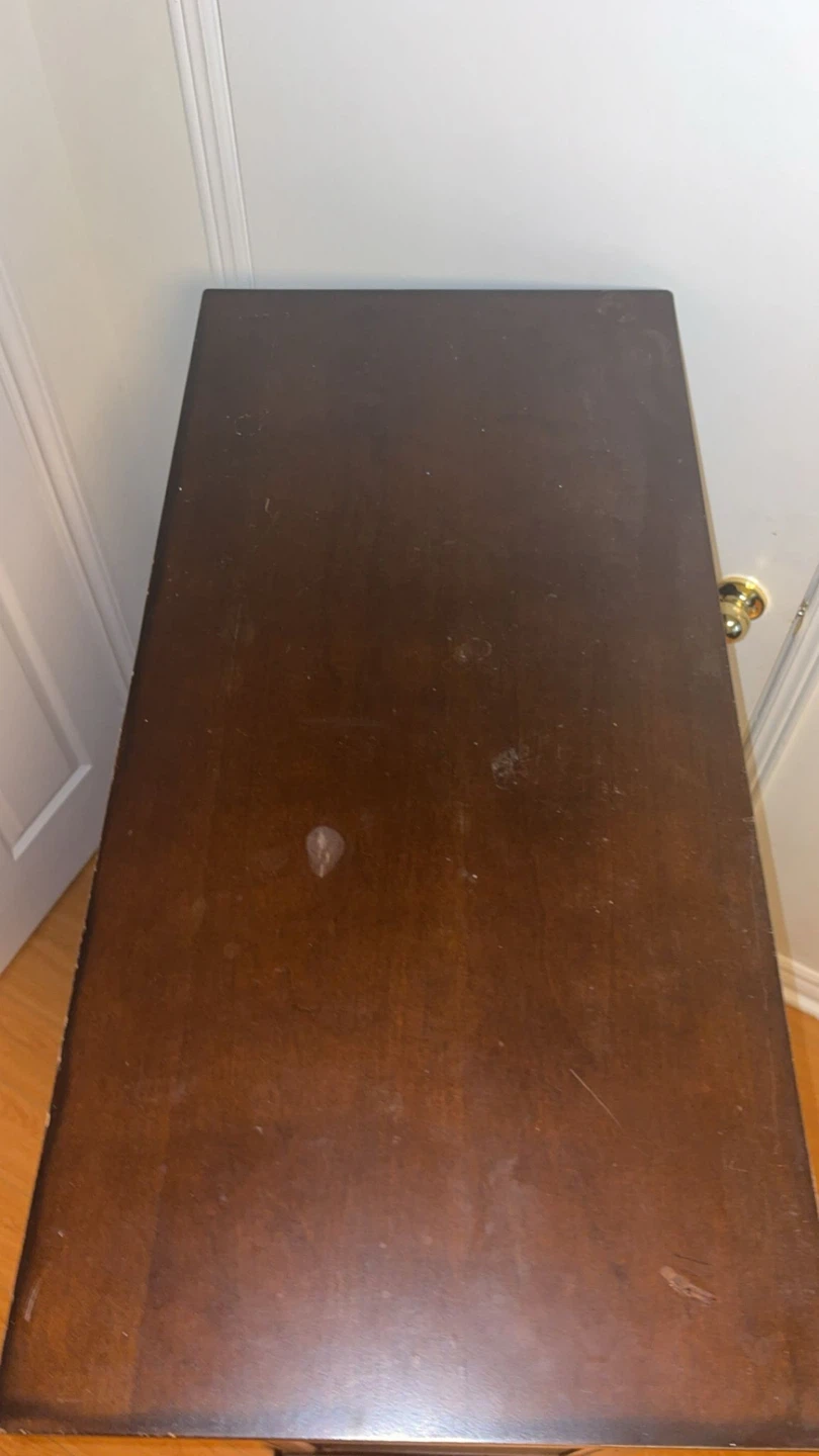 Dark Wood 5-Drawer Dresser For Sale - photo 4