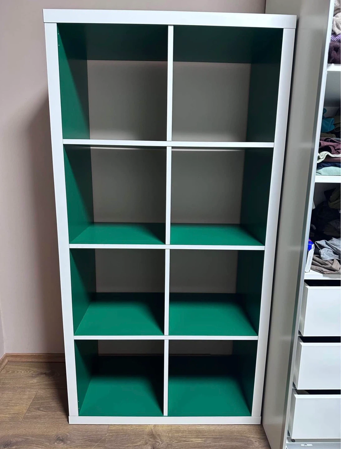 IKEA KALLAX shelf original green/white - photo 2