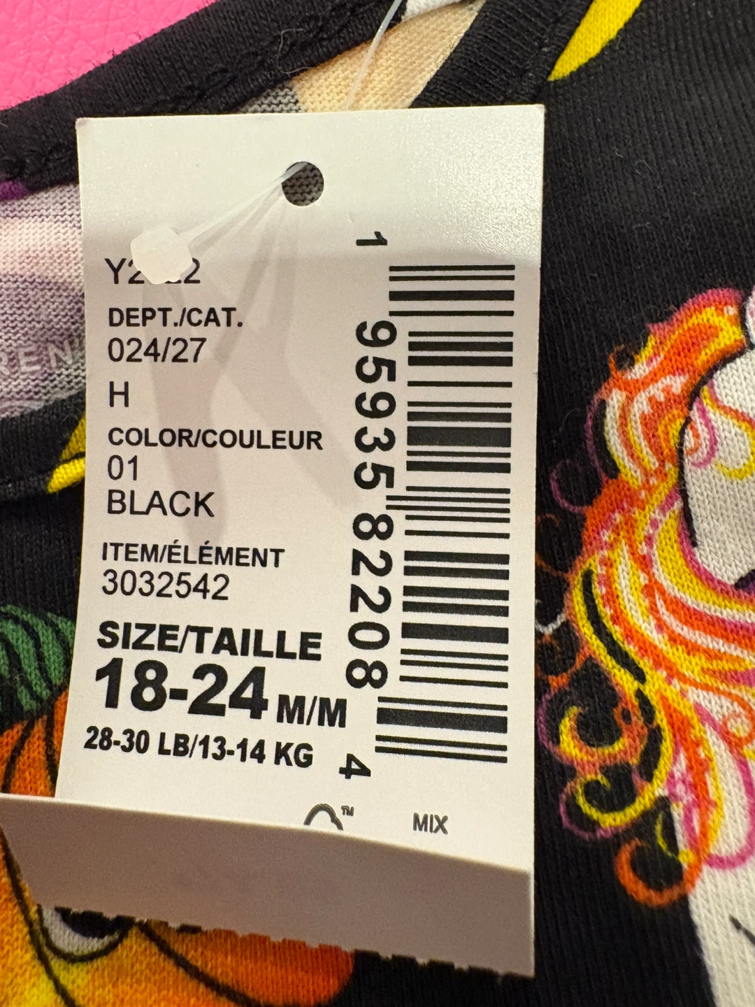 NEW The Children's Place Halloween Unicorn Dress 18-24M - photo 2