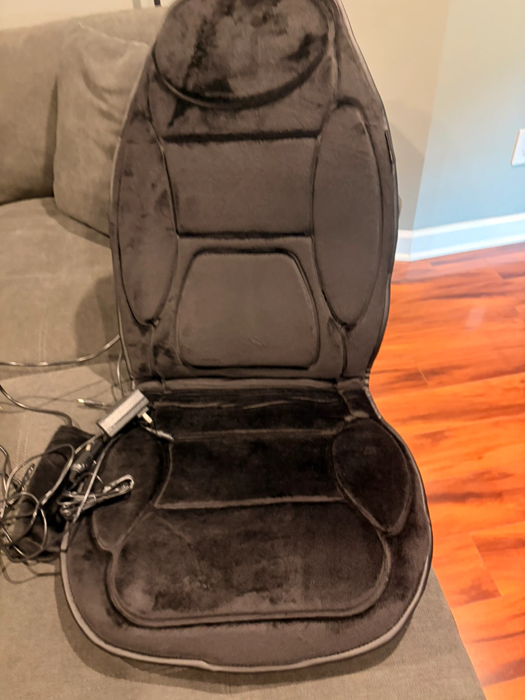 Vibration back massager for chair or car