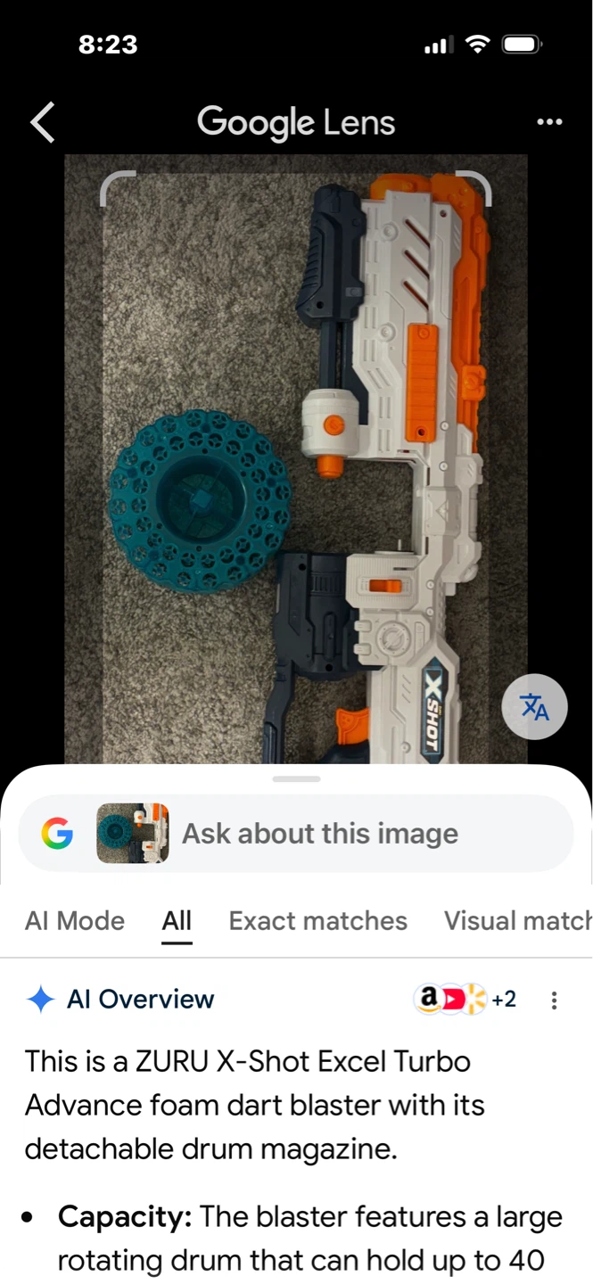Zuru X-Shot Turbo Advance Foam Dart Blaster - photo 2