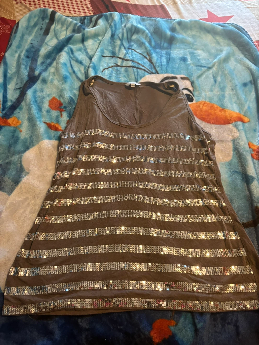 Pure Alfred Sung Tank Top with Sequins - XL - photo 2