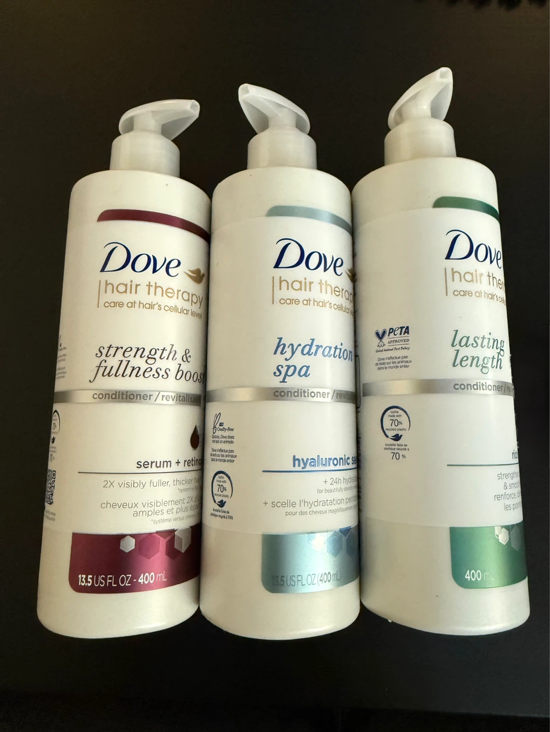 Dove Hair Therapy Conditioners