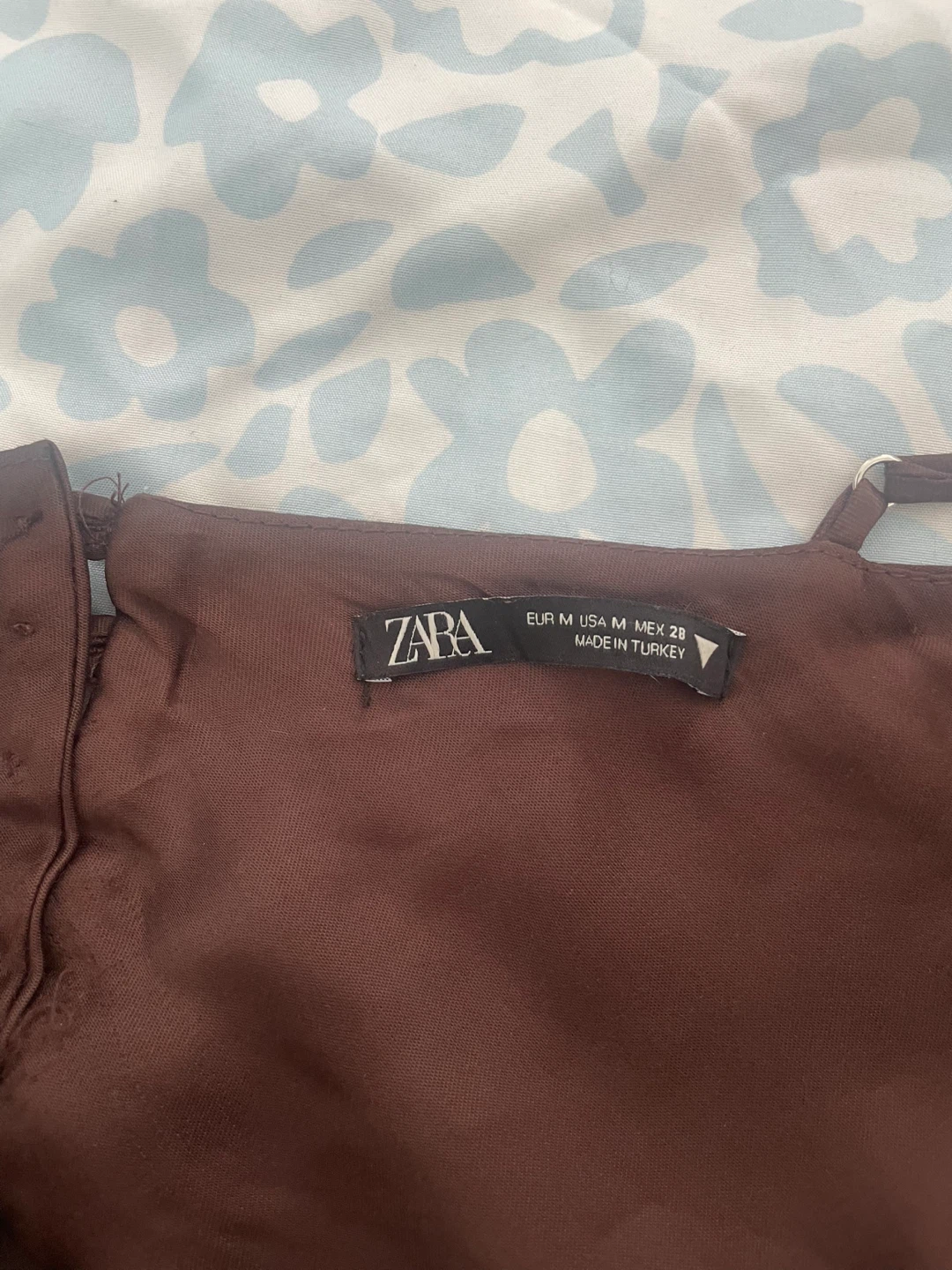 ZARA Brown Button-Front Cami Top - Medium - photo 4