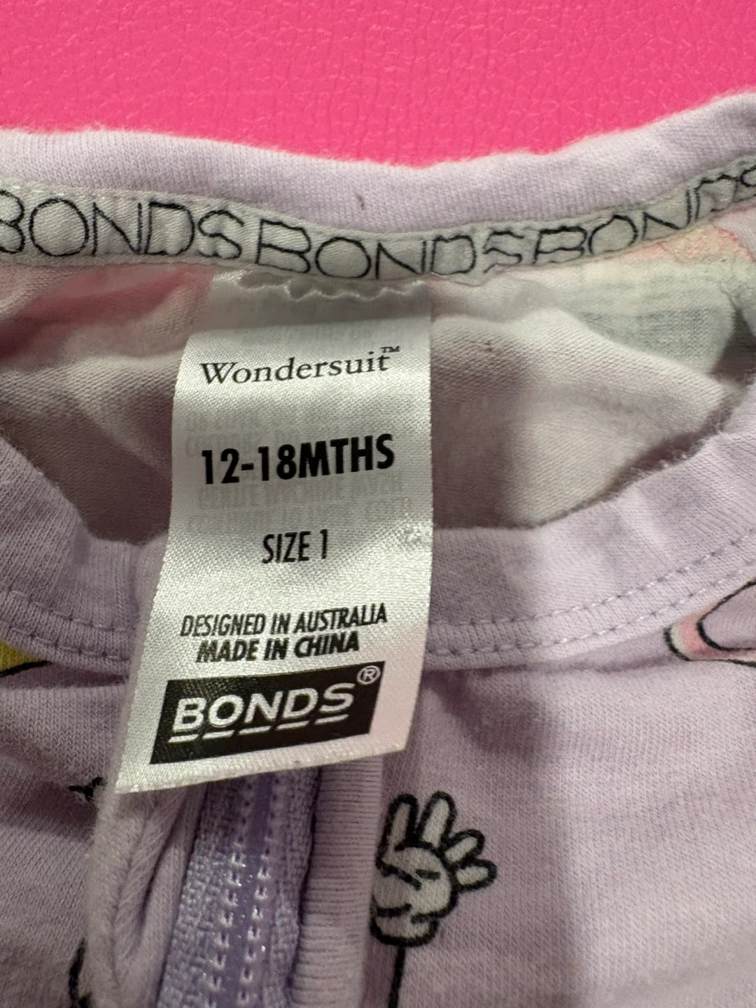 Bonds Wondersuit Baby Sleepsuit 12-18MTHS - photo 2