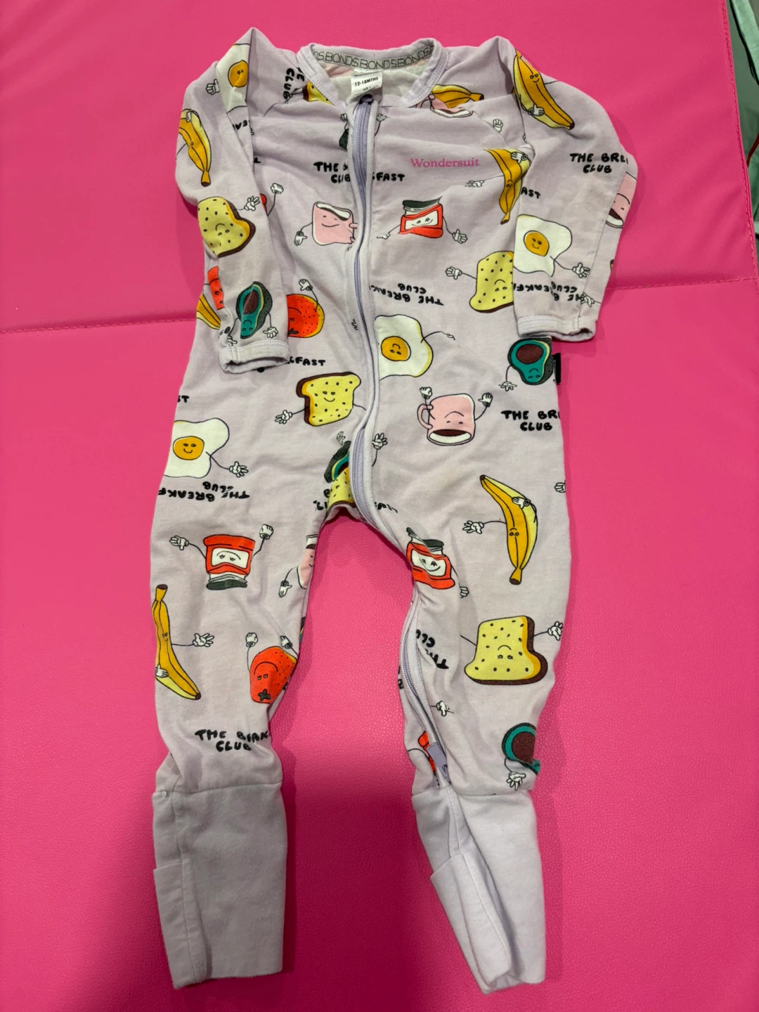 Bonds Wondersuit Baby Sleepsuit 12-18MTHS