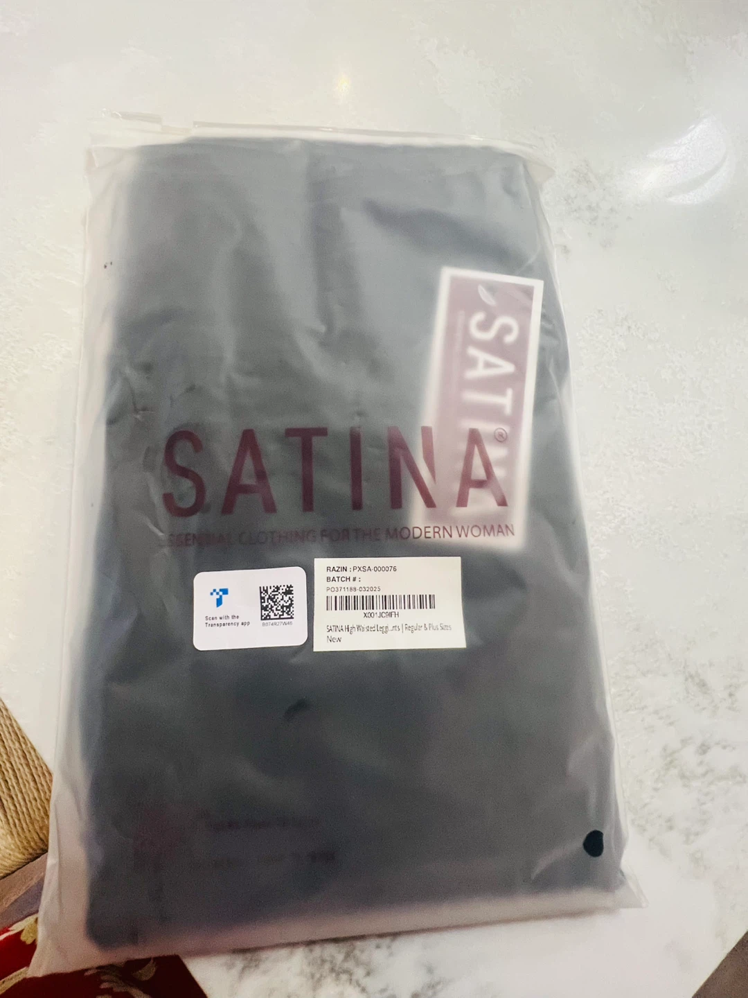 Satina High Waisted Leggings - Black - photo 2