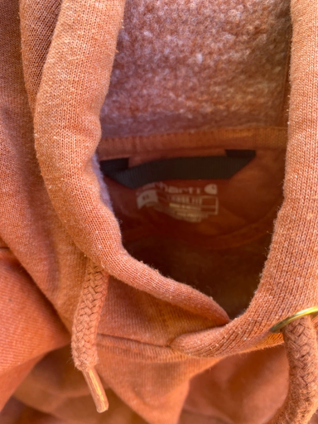 Carhartt Orange Pullover Hoodie - photo 2