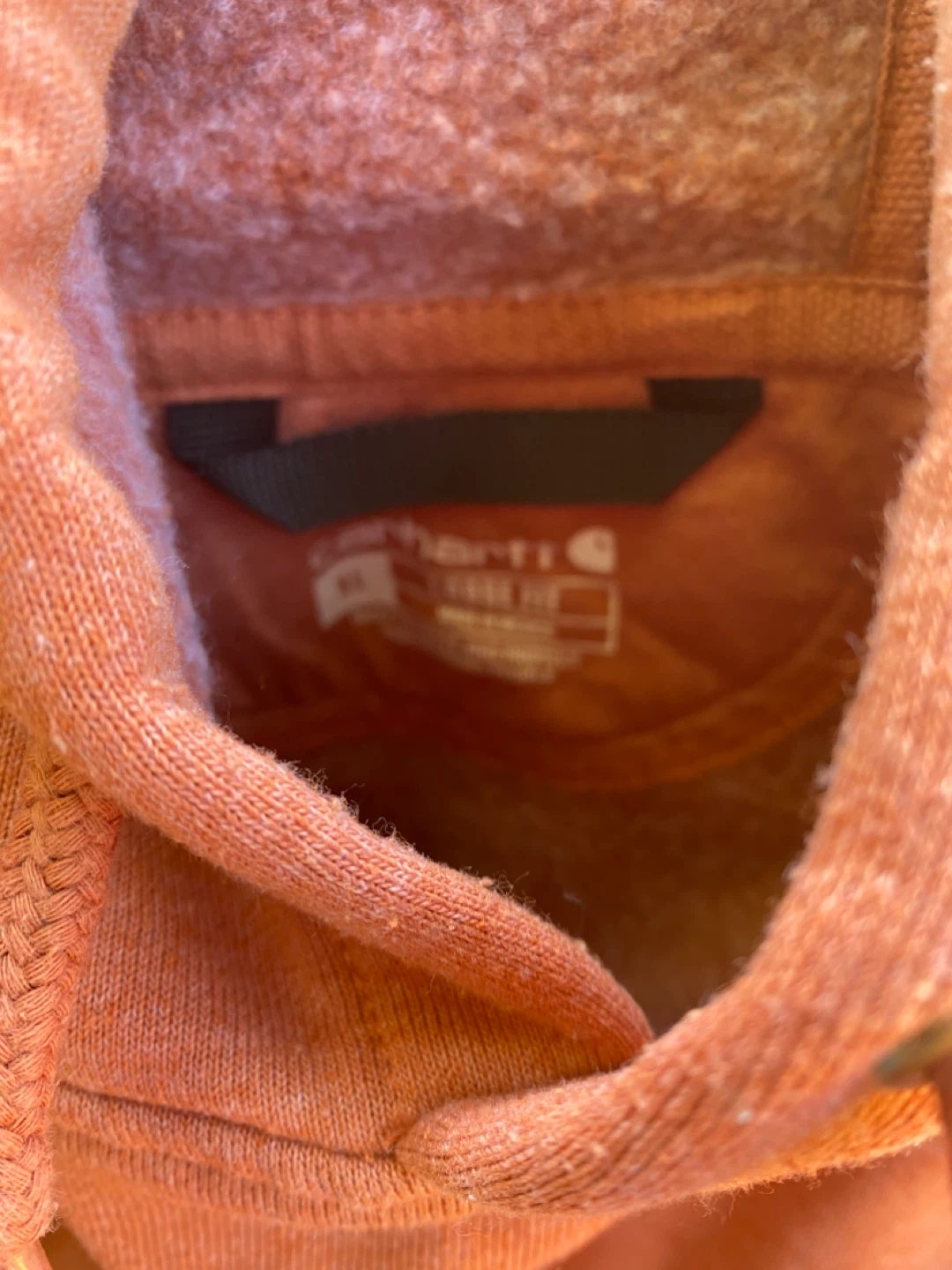 Carhartt Orange Pullover Hoodie - photo 3
