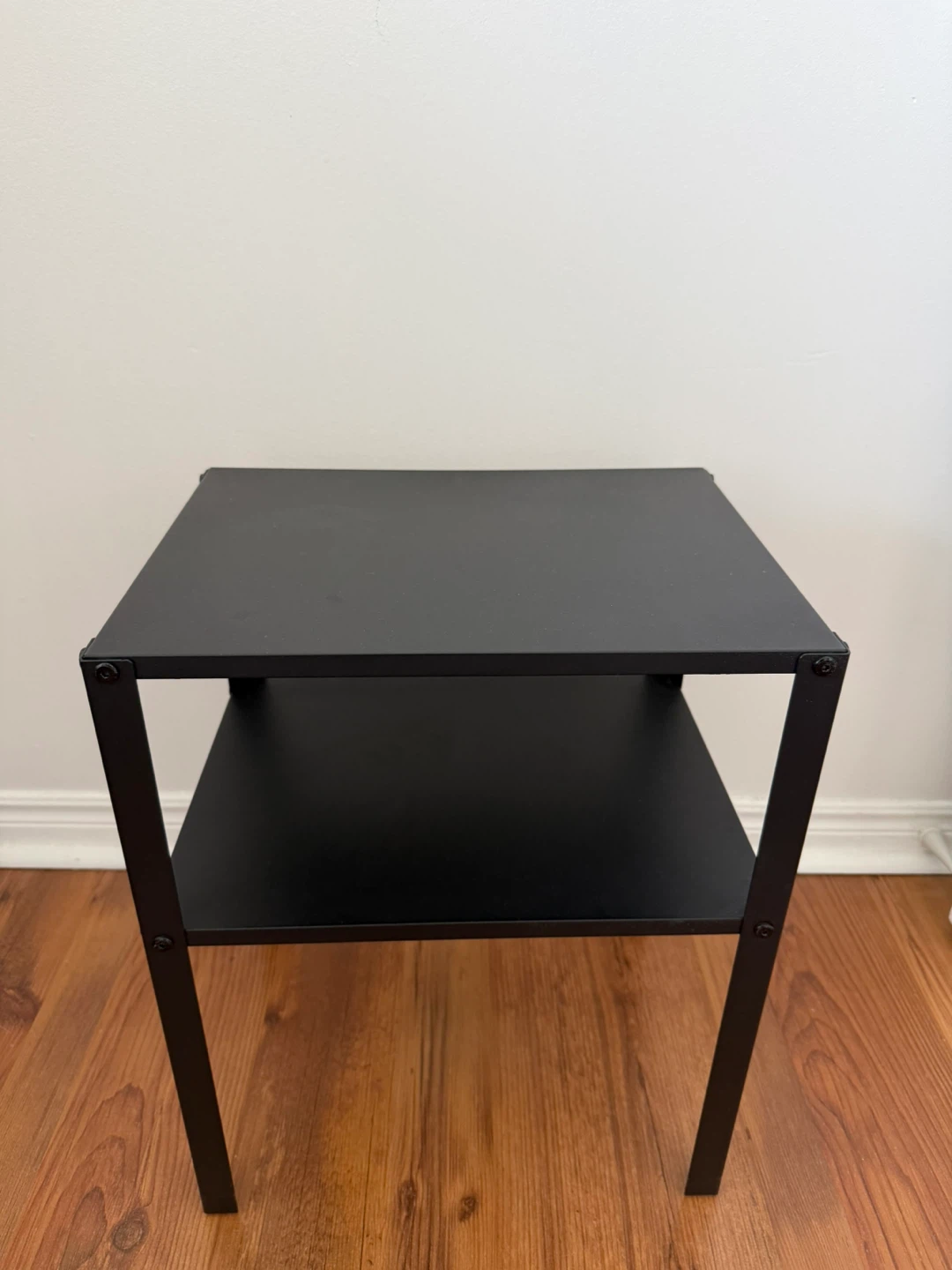 IKEA Side Table / Nightstand – Sleek Black | 2-Tier Storage! - photo 2