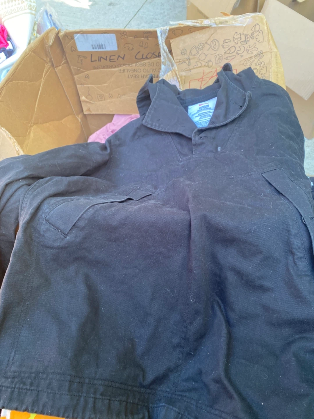 Supreme Military Pullover Jacket Black Size M