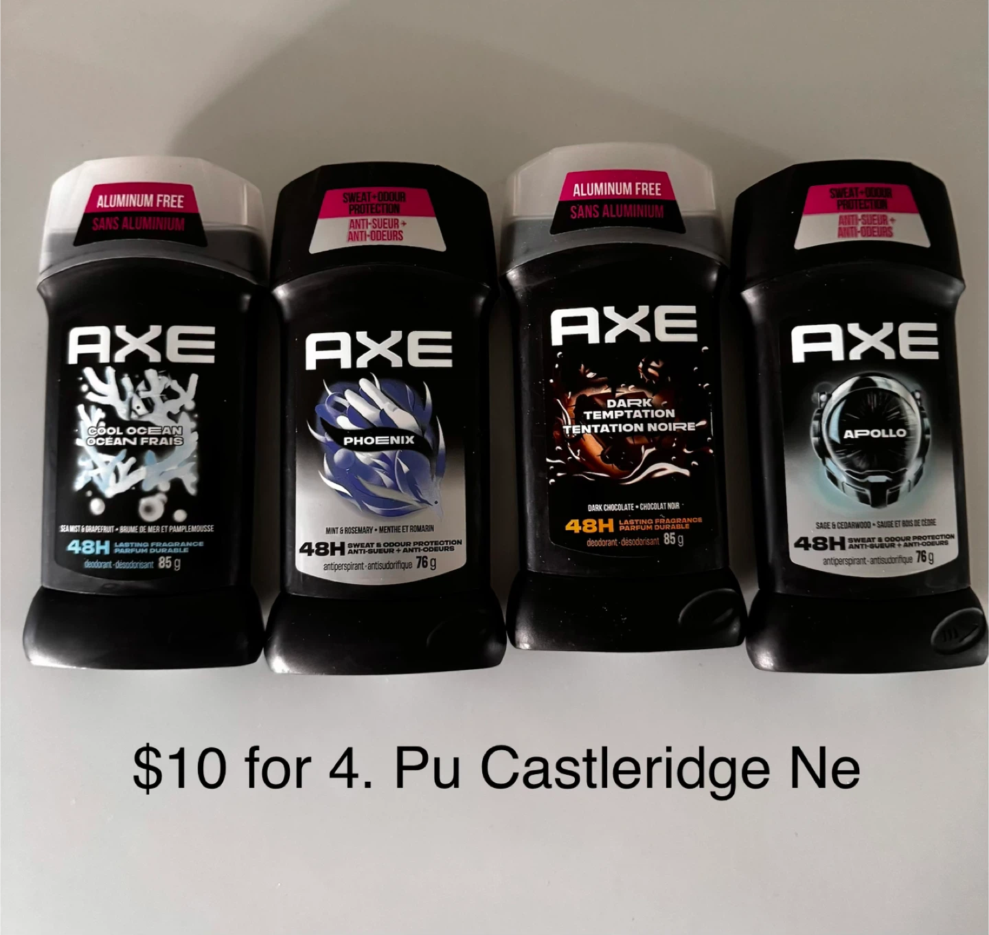 Axe deodorant New