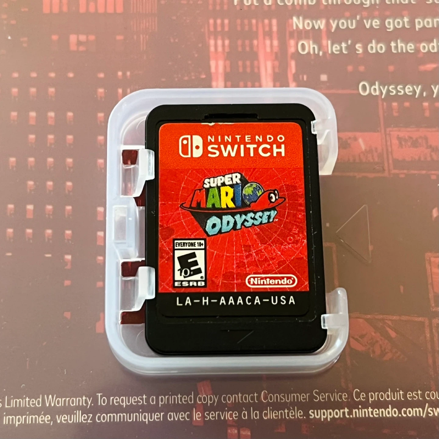 Nintendo Switch Super Mario Odyssey Game - photo 3