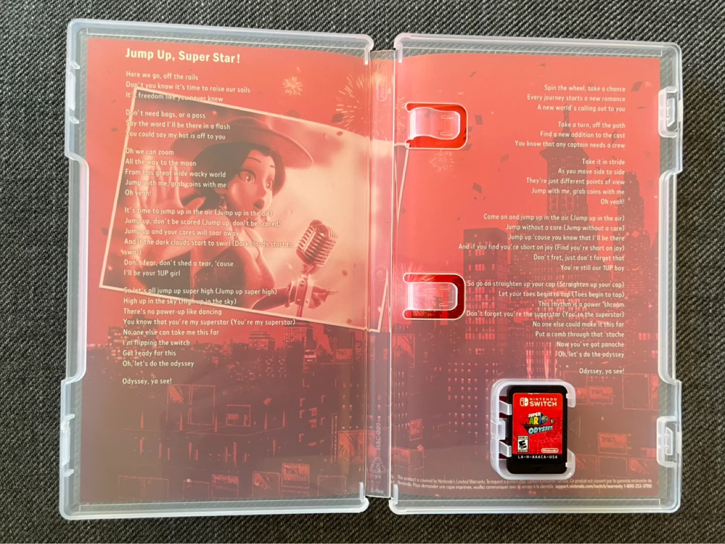 Nintendo Switch Super Mario Odyssey Game - photo 2
