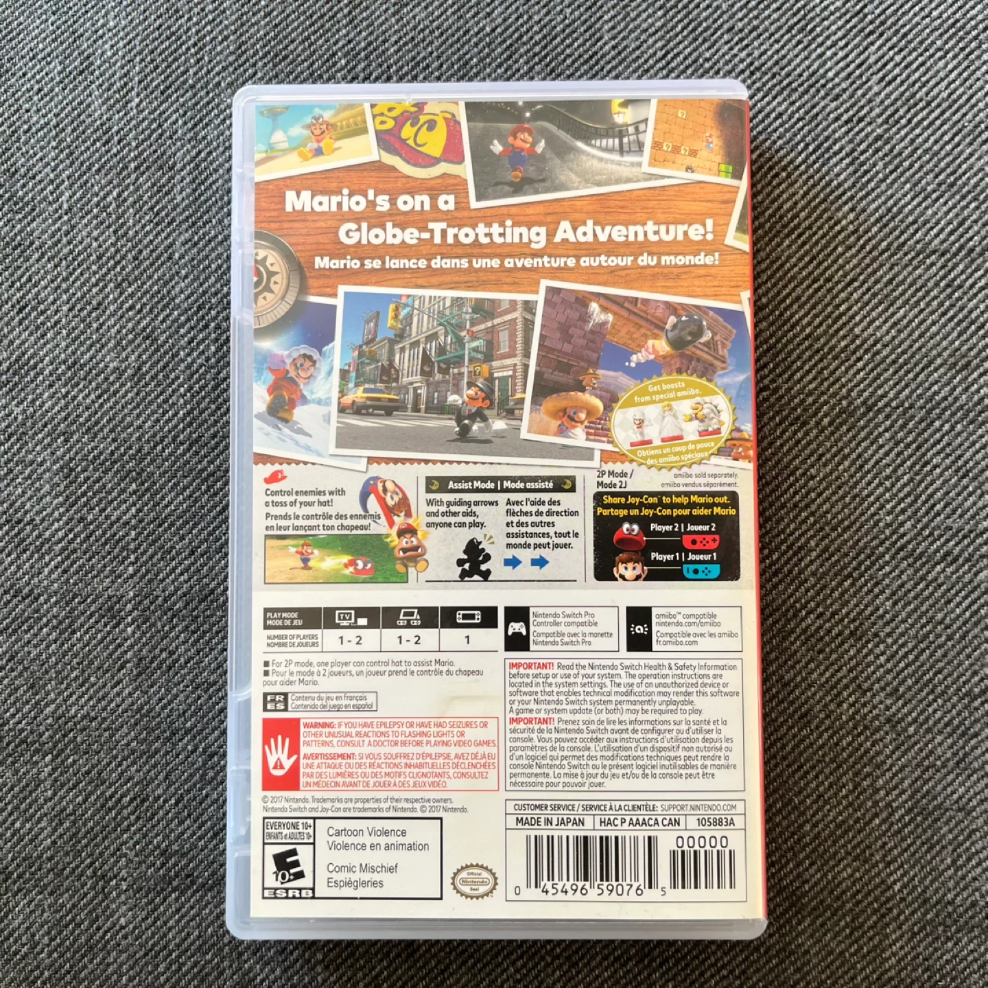 Nintendo Switch Super Mario Odyssey Game - photo 4