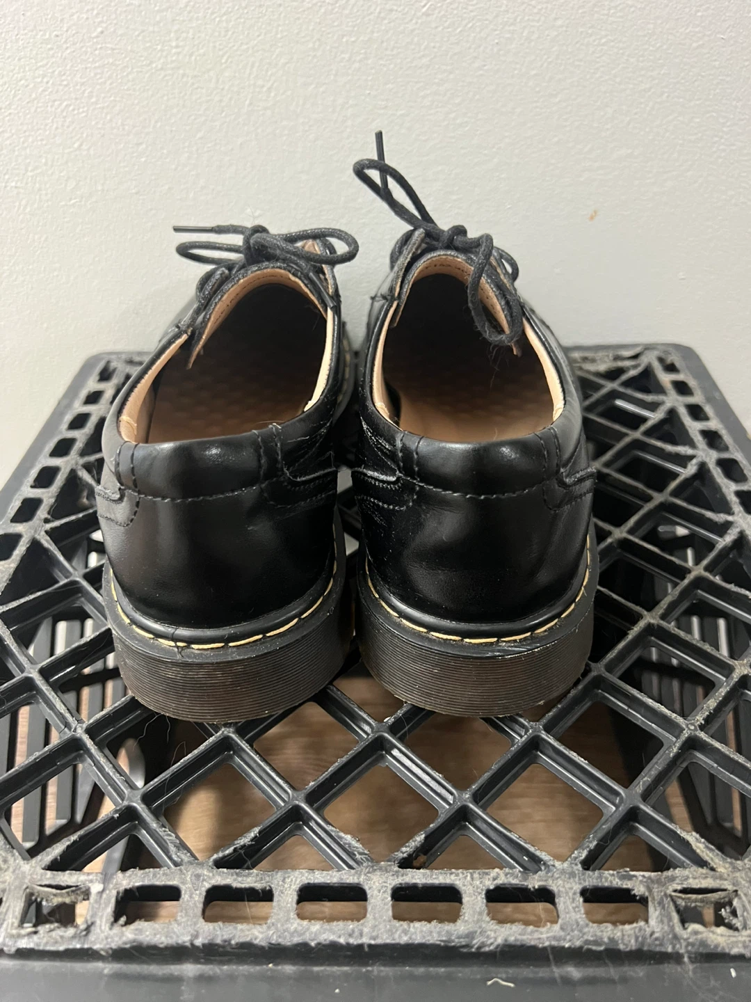 Black Oxford Shoes W8/M6 - photo 3