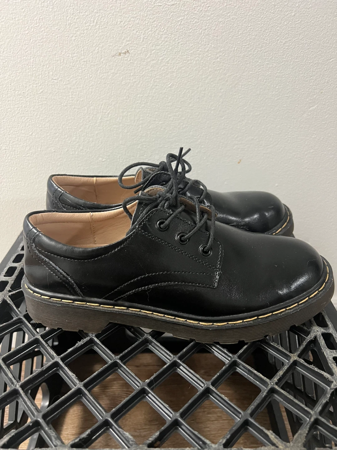 Black Oxford Shoes W8/M6 - photo 2