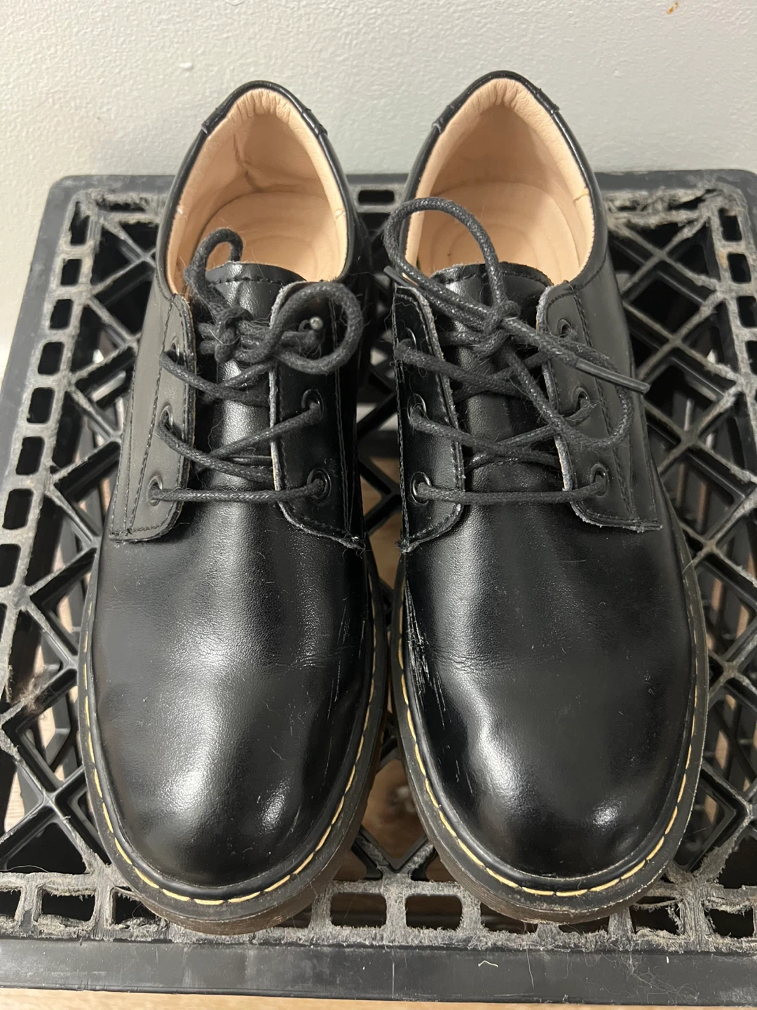 Black Oxford Shoes W8/M6 - photo 5