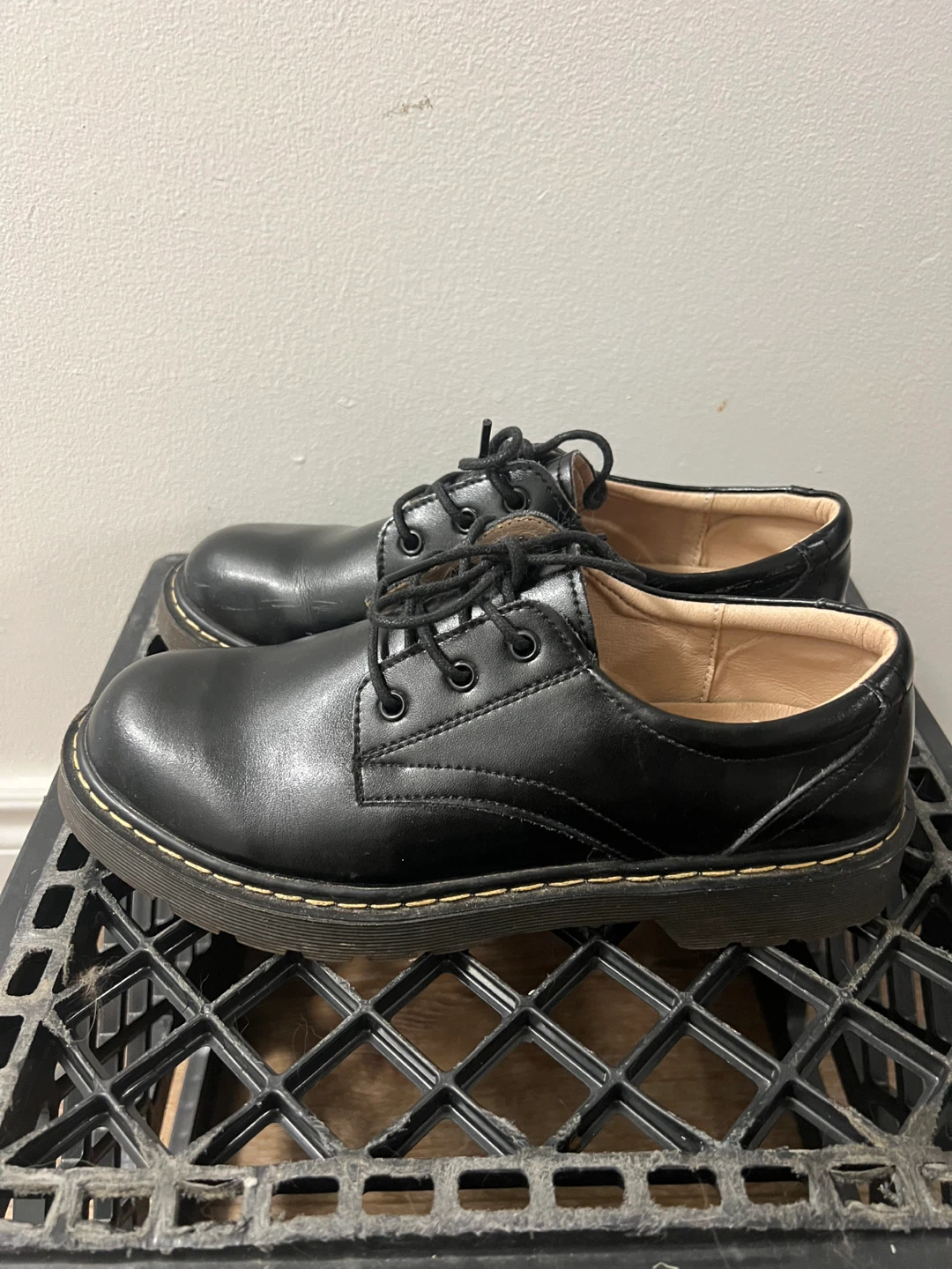 Black Oxford Shoes W8/M6 - photo 4
