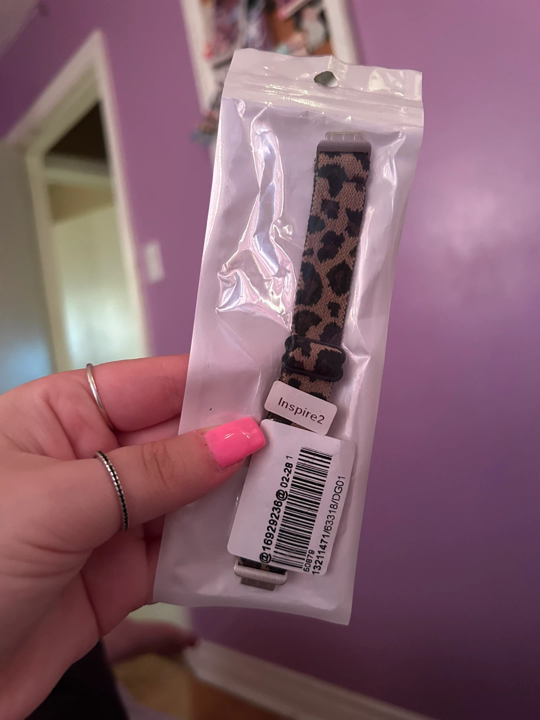 Inspire 2 Leopard Print Watch Band #freecycle