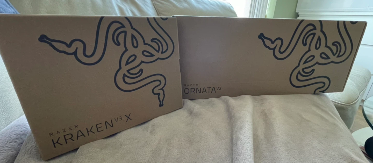 Razer Ornata V2 + Kraken V3 X Bundle